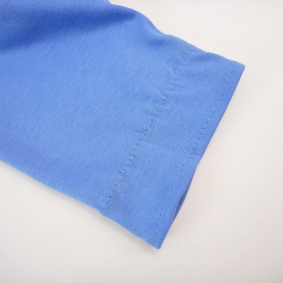 Vintage Sears Perma-Prest Turtleneck Toddler Size 4T Blue Floral Embellishment - Picture 13 of 15